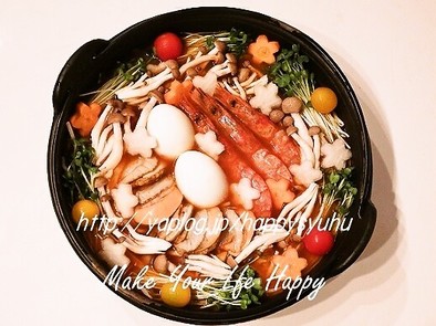 フォトジェニック☆秋の海鮮キムチ鍋の写真