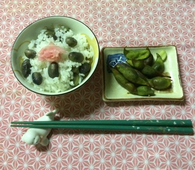 【京都丹波】ちょっと贅沢！和知黒枝豆ご飯の写真