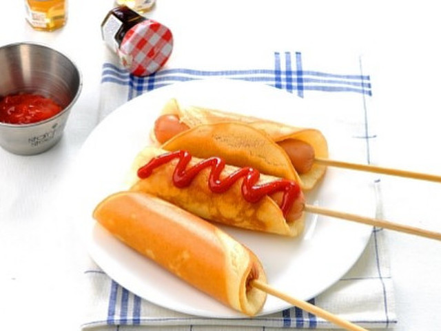 パンケーキで作る ホットドッグ レシピ 作り方 By Cook ママ クックパッド 簡単おいしいみんなのレシピが350万品
