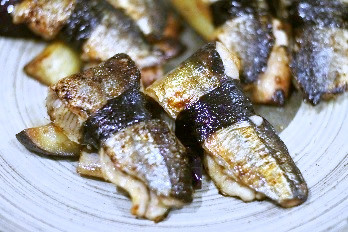 秋刀魚の味噌風味焼の画像