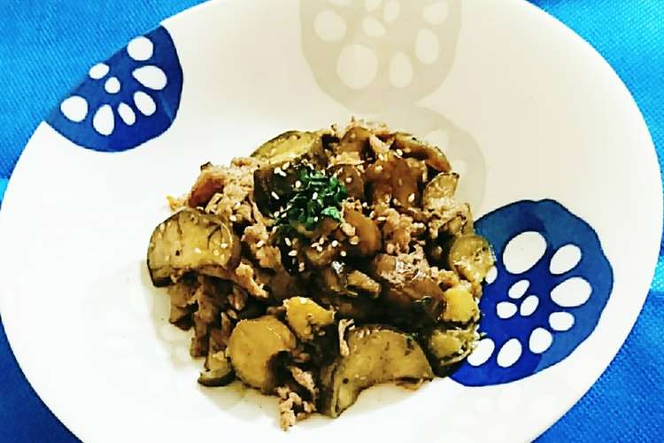 今日の夕食は なすと豚肉のしょうが炒め レシピ 作り方 By ゆず ななみ クックパッド