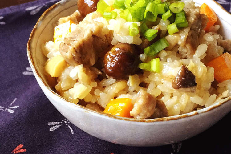 お肉ごろっ 簡単炊き込みご飯 おこわ風 レシピ 作り方 By とこきち クックパッド 簡単おいしいみんなのレシピが375万品