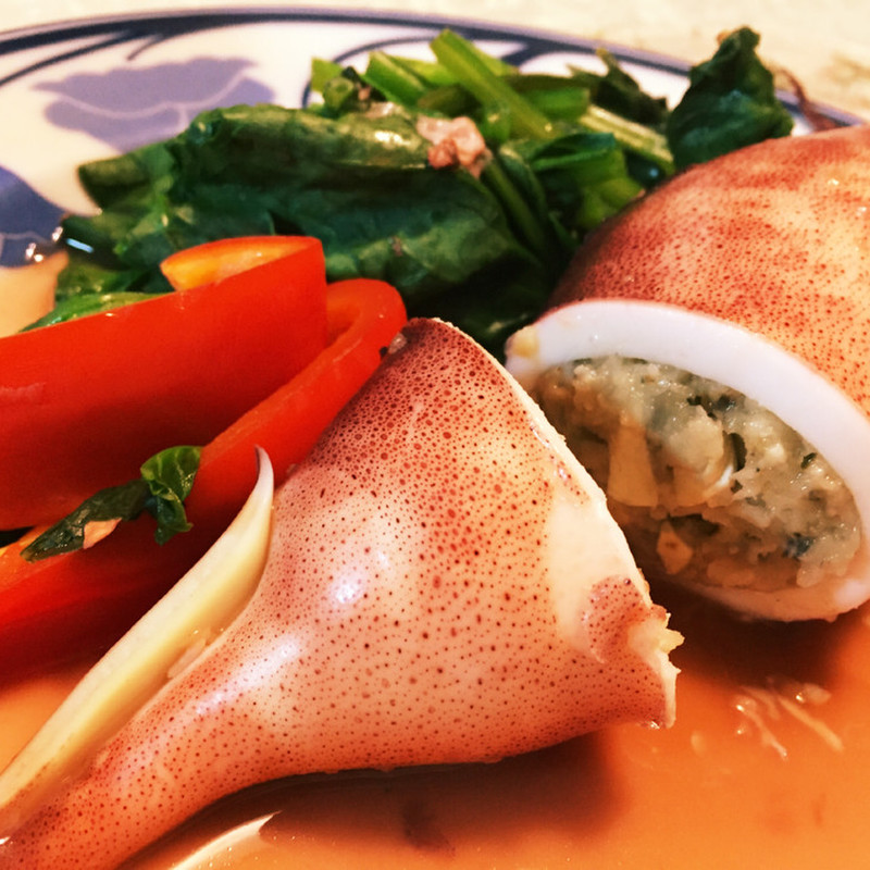 ハービーソーセージ、リンゴ、サワー種の詰め物のレシピ