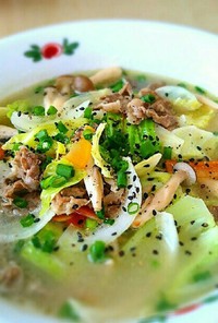 ソルロンタン風スープ(ラーメン・クッパ)