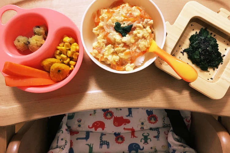 離乳食 出汁をきかせた親子丼 レシピ 作り方 By Ctks クックパッド 簡単おいしいみんなのレシピが360万品