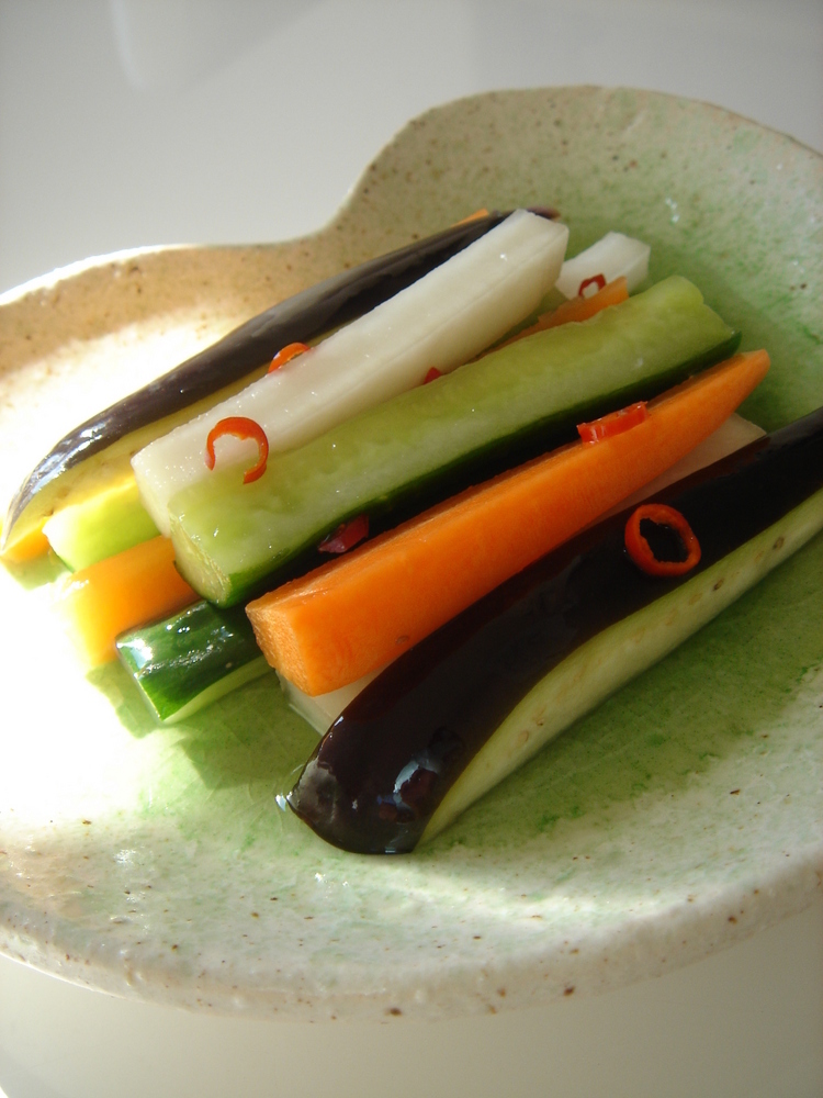 スティック野菜のお漬物の画像