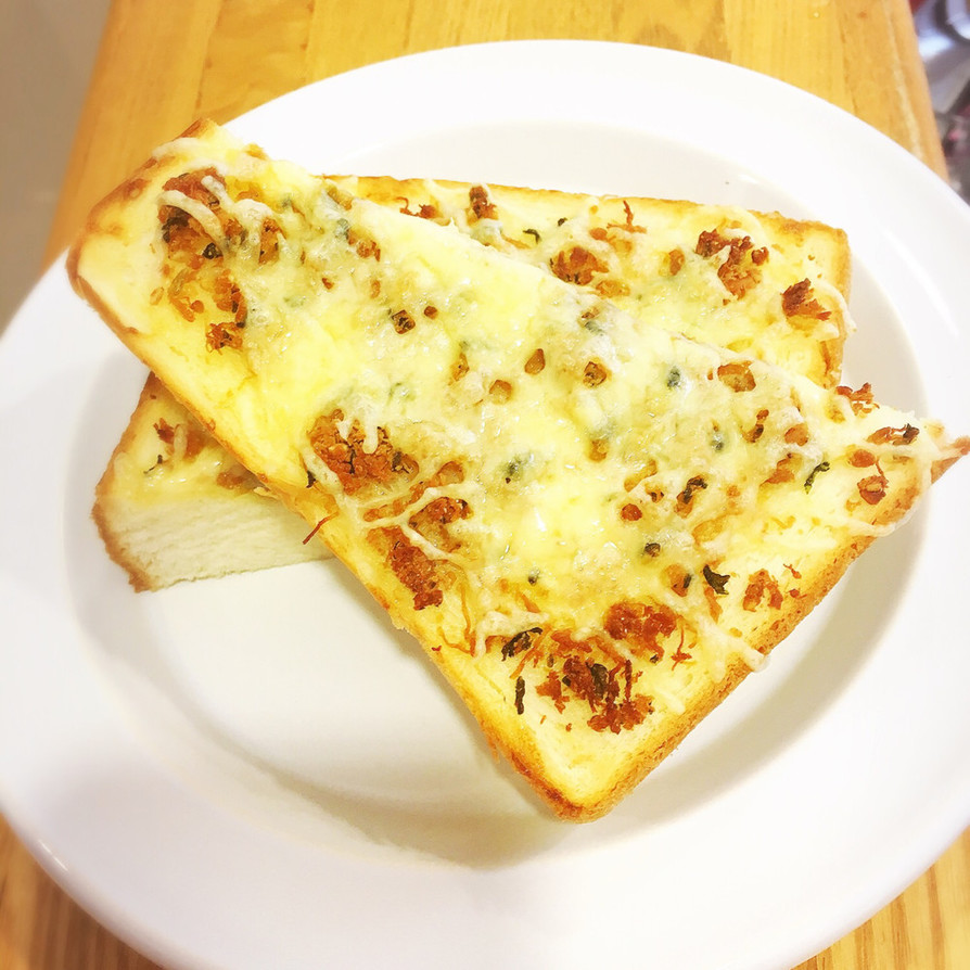 簡単♡ふりかけチーズトースト♡の画像
