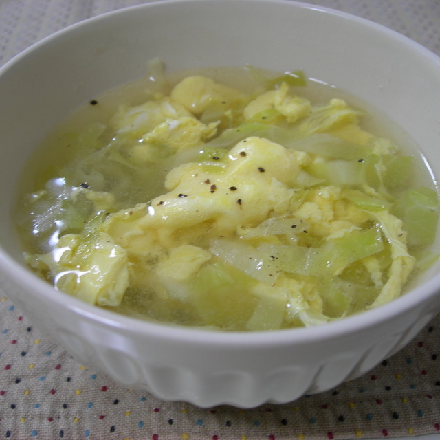 あっさりコクうま キャベツと卵のスープ レシピ 作り方 By あや村 クックパッド 簡単おいしいみんなのレシピが356万品