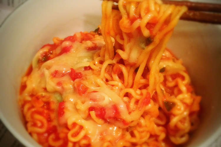 絶品イタリアンな辛ラーメン 簡単アレンジ レシピ 作り方 By ゆかりっぺ クックパッド 簡単おいしいみんなのレシピが352万品