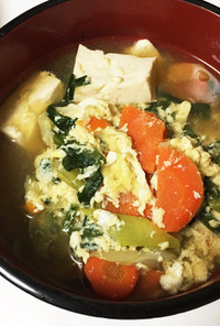 風邪にも打ち勝つ！野菜たっぷり生姜スープ