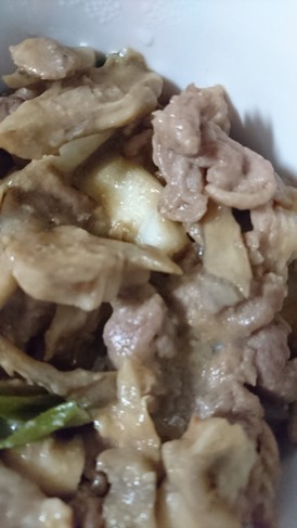 豚肉の味噌炒め
