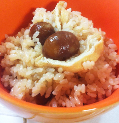簡単♡麺つゆで炊ける甘栗甘露の栗ごはん♡の写真