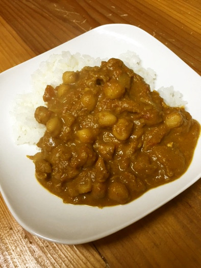 チャナマサラ　ひよこ豆カレーの写真