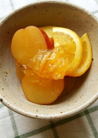 さつま芋のオレンジ煮