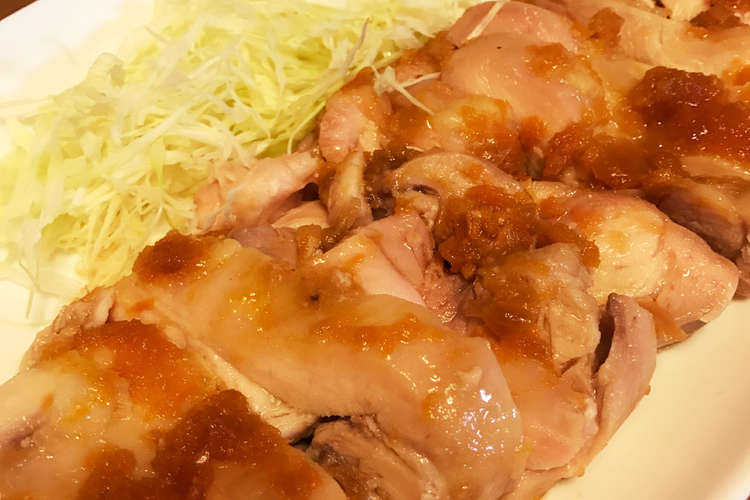 簡単晩ごはん パサつかないレンチン蒸し鶏 レシピ 作り方 By さっちゃ クックパッド 簡単おいしいみんなのレシピが350万品