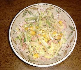 キャベツのツナサラダ