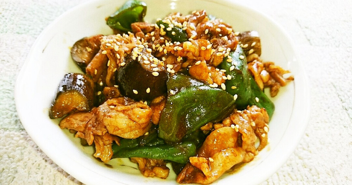 豚こま肉となすとピーマンの味噌炒め by うさこのおうち 【クックパッド】 簡単おいしいみんなのレシピが317万品