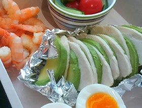 鶏ハム&アボカド
