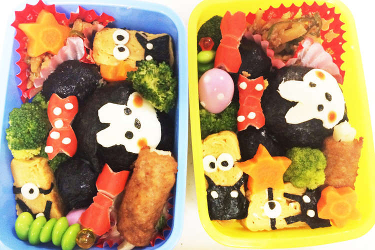 キャラ弁 ツムツム ミニーちゃん弁当 レシピ 作り方 By やぁさんmam クックパッド 簡単おいしいみんなのレシピが355万品