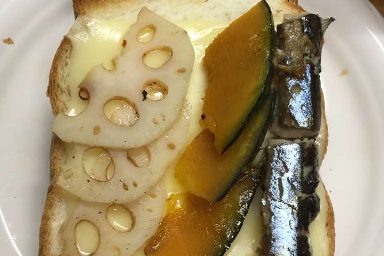 かぼちゃ 蓮根 さんまのチーズトースト レシピ 作り方 By はーとねこ クックパッド 簡単おいしいみんなのレシピが359万品