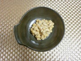 納豆に亜麻仁油