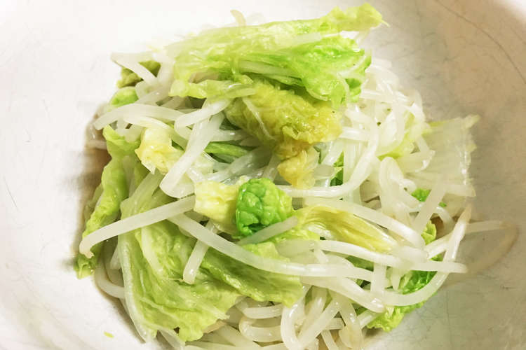 白菜ともやしのお浸し レンジで簡単 レシピ 作り方 By ロゼップル クックパッド 簡単おいしいみんなのレシピが352万品