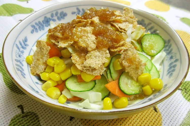 給食 コーンフレークサラダ レシピ 作り方 By 東京あだち食堂 クックパッド 簡単おいしいみんなのレシピが357万品