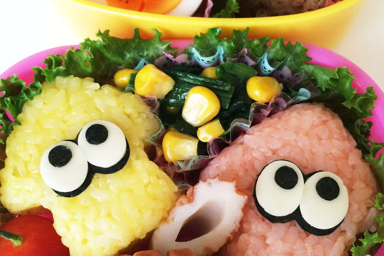 スプラトゥーン イカ キャラ弁 レシピ 作り方 By Maco Rmj クックパッド