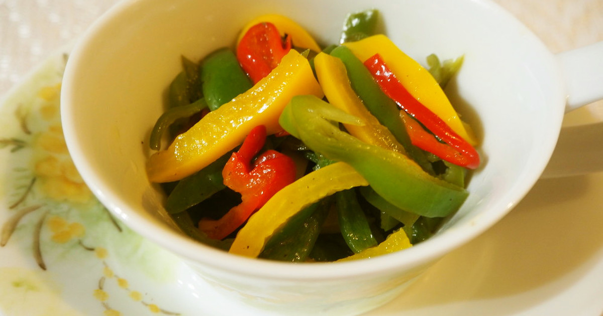 赤ピーマンとキヌアのサラダのレシピ