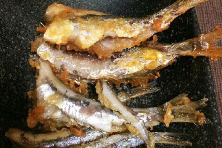 釣り料理4 イワシの手抜き唐揚げ レシピ 作り方 By コロンとお豆 クックパッド