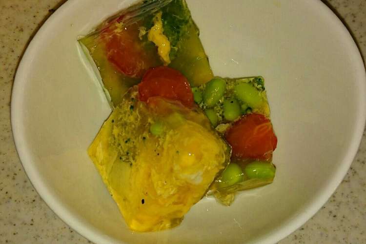 お好み野菜で寒天寄せ レシピ 作り方 By クルミ3001 クックパッド