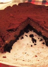 濃厚リッチなチョコレートチーズケーキ