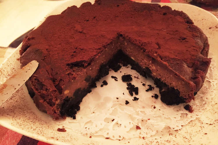 濃厚リッチなチョコレートチーズケーキ レシピ 作り方 By Abcd クックパッド 簡単おいしいみんなのレシピが354万品