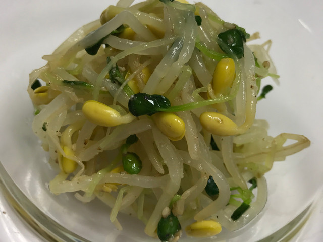 簡単過ぎ 豆モヤシとカイワレのナムル レシピ 作り方 By Y Lily クックパッド 簡単おいしいみんなのレシピが361万品