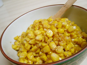 も~ぅ、やみつき!!とうもろこし炒め☆彡