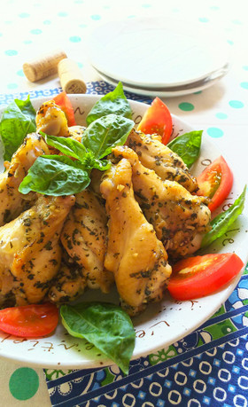 バジルペスト入りチキンミネストローネのレシピ