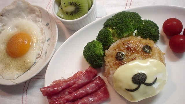 焼きおにぎりでアフロ犬 キャラご飯 レシピ 作り方 By ちょこマーマ クックパッド 焼きおにぎりでアフロ犬 キャラご飯 レシピ 作り方 By ちょこマーマ クックパッド