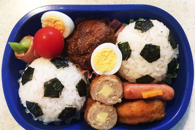 キャラ弁 サッカーボール レシピ 作り方 By Mon クックパッド 簡単おいしいみんなのレシピが354万品
