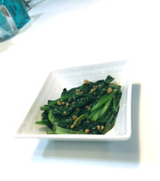 ほうれん草のドライ納豆キナーゼあえの写真
