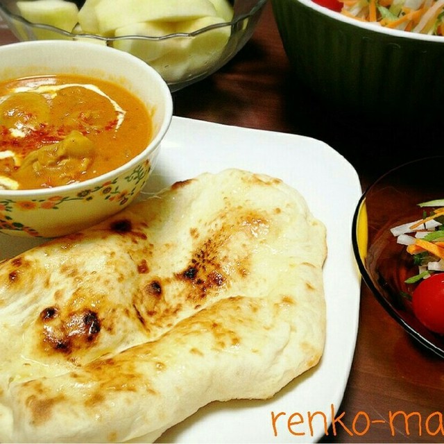 本格的なのに簡単激ウマ 手作りナン レシピ 作り方 By れんこちゃんママ クックパッド 簡単おいしいみんなのレシピが355万品