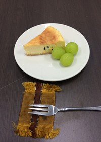 三宅島のパッションフルーツチーズケーキ
