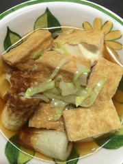 厚揚げとちくわの煮物の写真