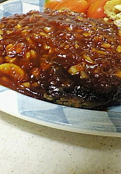 甘辛にんにく風味DEハンバーグソース♪