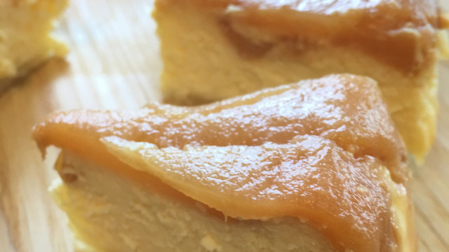 梨の簡単タルトタタン風チーズケーキ レシピ 作り方 By 一貴兄ちゃん クックパッド
