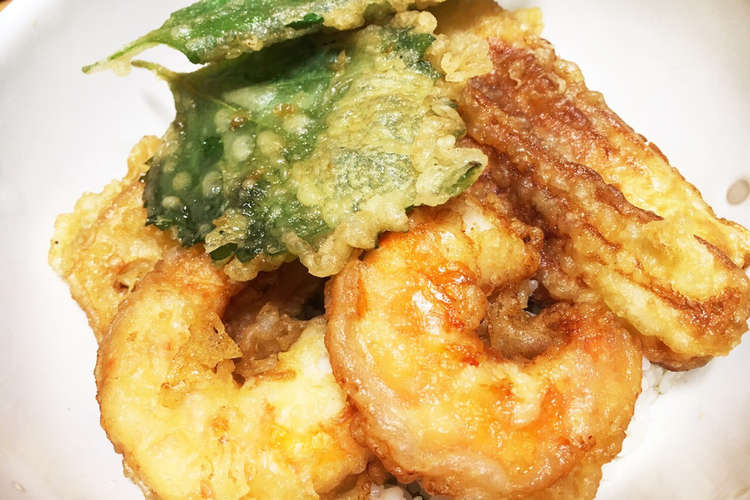 お家で簡単 揚げたてアツアツ天丼 レシピ 作り方 By Hauoliキッチン クックパッド 簡単おいしいみんなのレシピが376万品