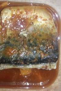 鯖の味噌煮　レンジ