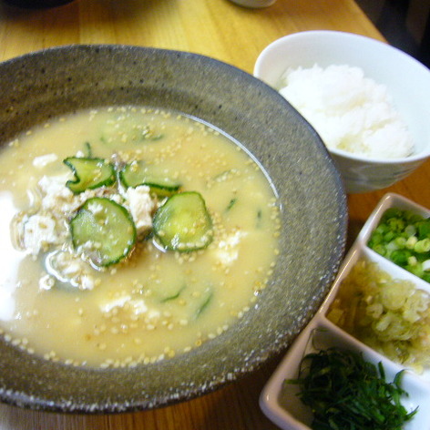 宮崎郷土料理“冷や汁”