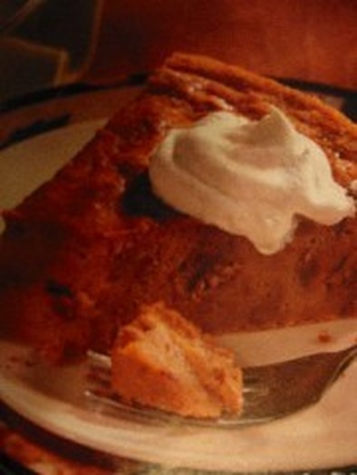 パンプキンチーズケーキの写真