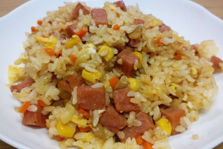 スパイシースパムのチャーハン レシピ 作り方 By 梅納豆 クックパッド