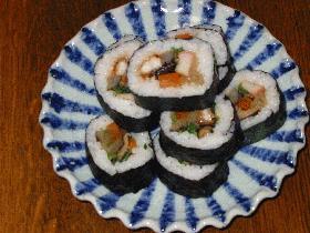 豪華☆ウナギ入り巻き寿司☆